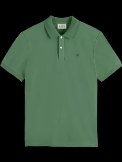 Seasonal core - logo pique polo-Scotch & Soda New