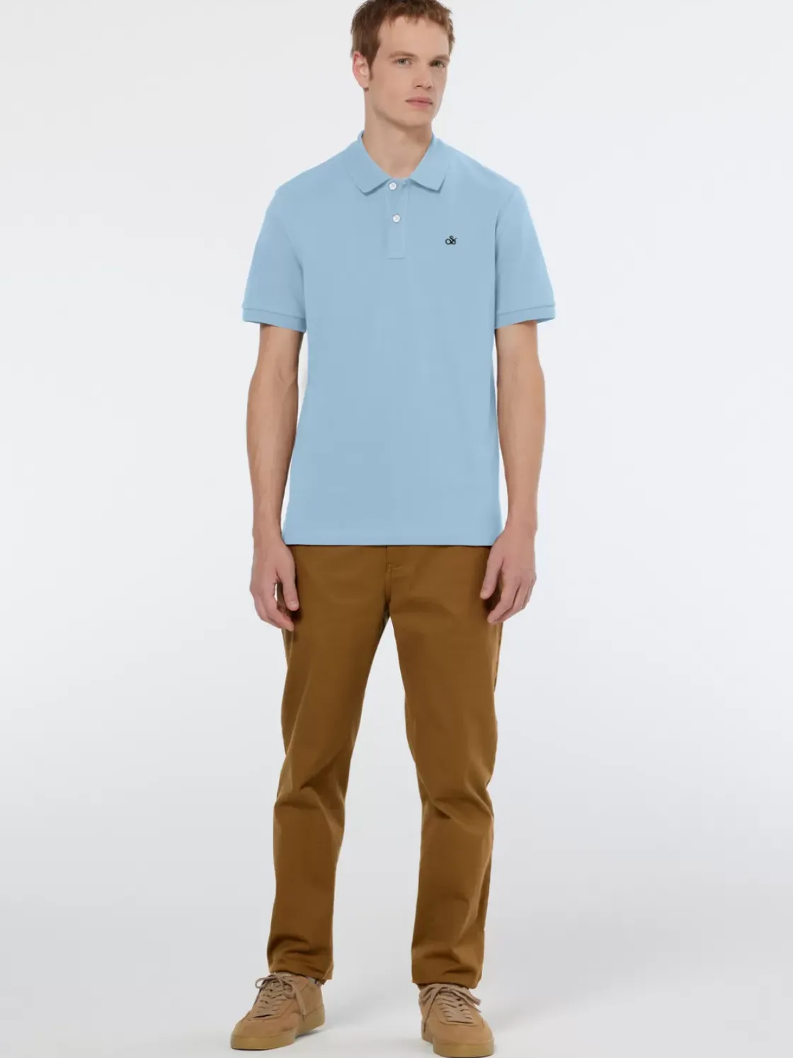 Seasonal core - logo pique polo-Scotch & Soda New