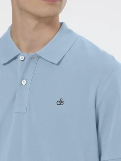 Seasonal core - logo pique polo-Scotch & Soda New