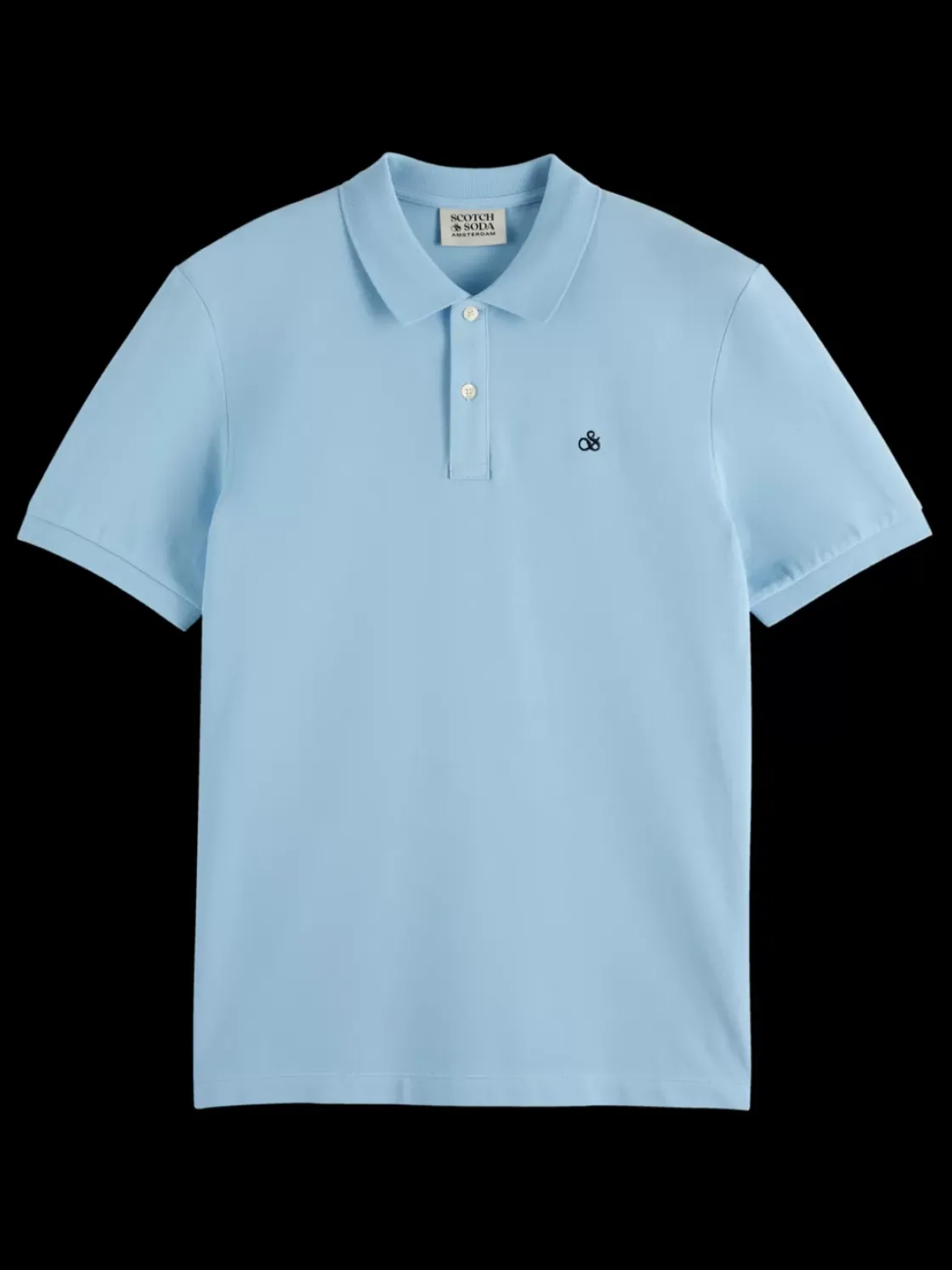 Seasonal core - logo pique polo-Scotch & Soda New