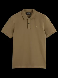Seasonal core - logo pique polo-Scotch & Soda New
