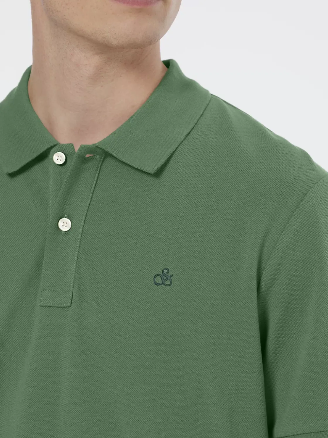 Seasonal core - logo pique polo-Scotch & Soda New