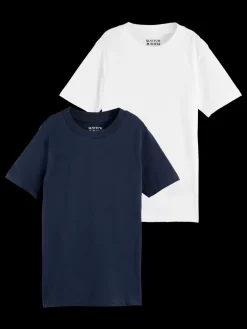 Seasonal essentials  duo pack cotton in conversion t-shirt-Scotch & Soda Hot