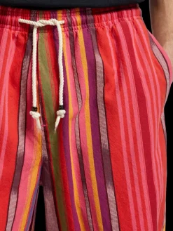 Seasonal- striped cotton-oxford bermuda short-Scotch & Soda Discount