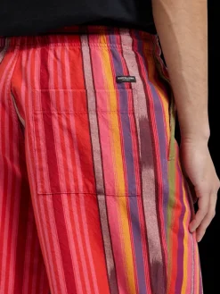 Seasonal- striped cotton-oxford bermuda short-Scotch & Soda Discount