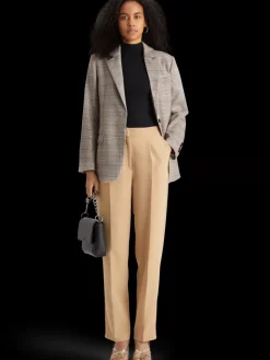 Sequin prince of wales check boyfriend single breasted blazer-Scotch & Soda Sale