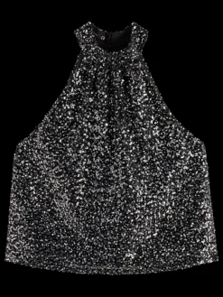 SEQUIN TANK TOP-Scotch & Soda Online