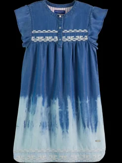 Short sleeve dress - washed indigo-Scotch & Soda Discount