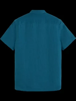 Short sleeve linen shirt-Scotch & Soda Online