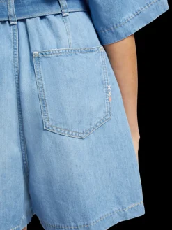 SHORT SLEEVE PLAYSUIT SEA SHELLS-Scotch & Soda Fashion