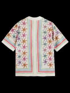 SHORT SLEEVE SHIRT WITH BANDANA PRINT-Scotch & Soda Best