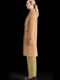 SINGLE BREASTED HERRINGBONE WOOL BLEND TAILORED COAT-Scotch & Soda Online