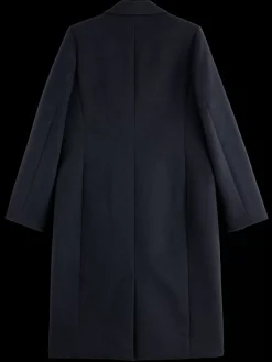 SINGLE BREASTED HERRINGBONE WOOL BLEND TAILORED COAT-Scotch & Soda Online