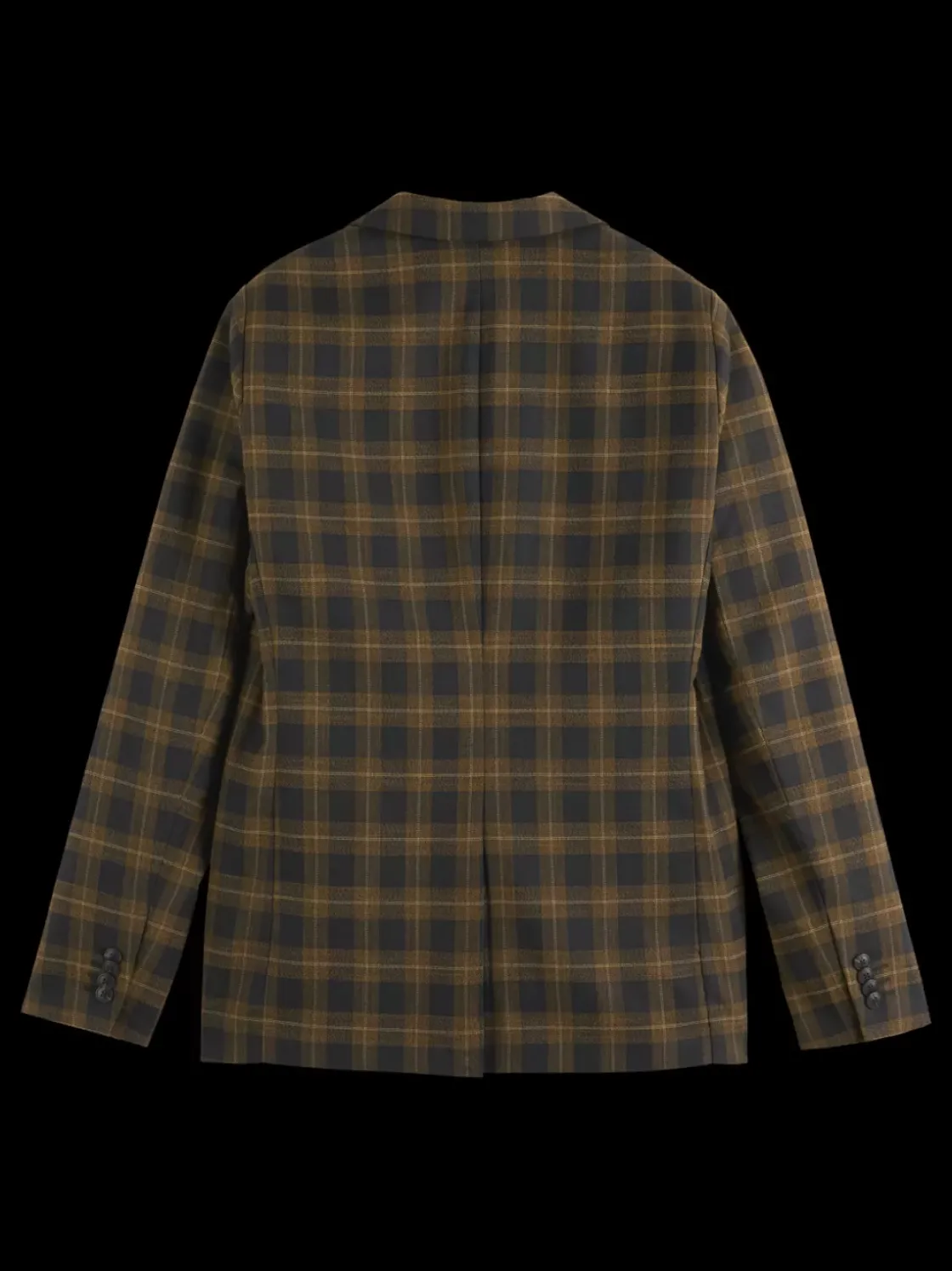 Single-breasted yarn-dyed check regular fit blazer-Scotch & Soda Online