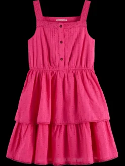 Sleeveless clip jacquard dress-Scotch & Soda Discount