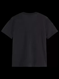 SLUB V-NECK REGULAR FIT T-SHIRT-Scotch & Soda Fashion