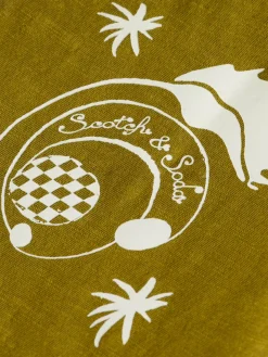 SLUB V-NECK REGULAR FIT T-SHIRT-Scotch & Soda Fashion