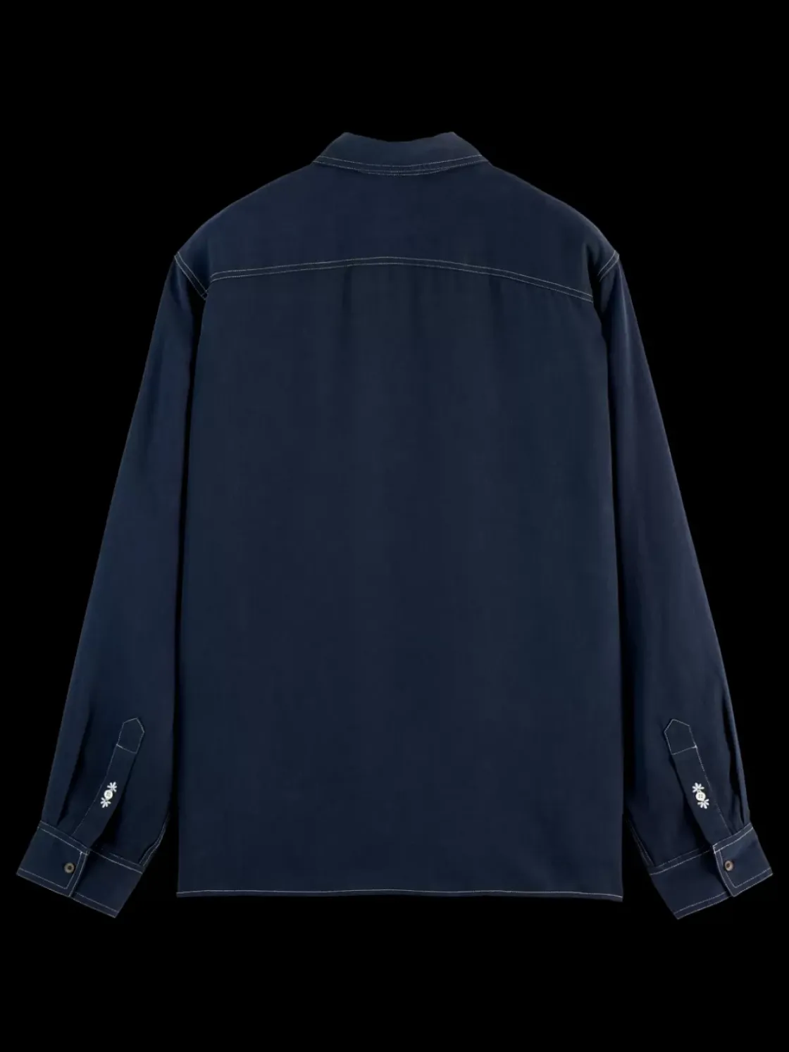 SOLID TENCEL SHIRT-Scotch & Soda Sale