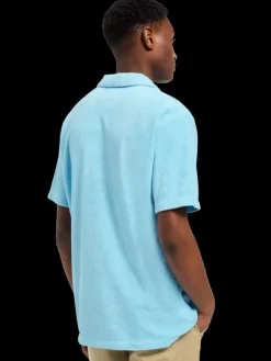 Solid towelling shirt-Scotch & Soda Fashion
