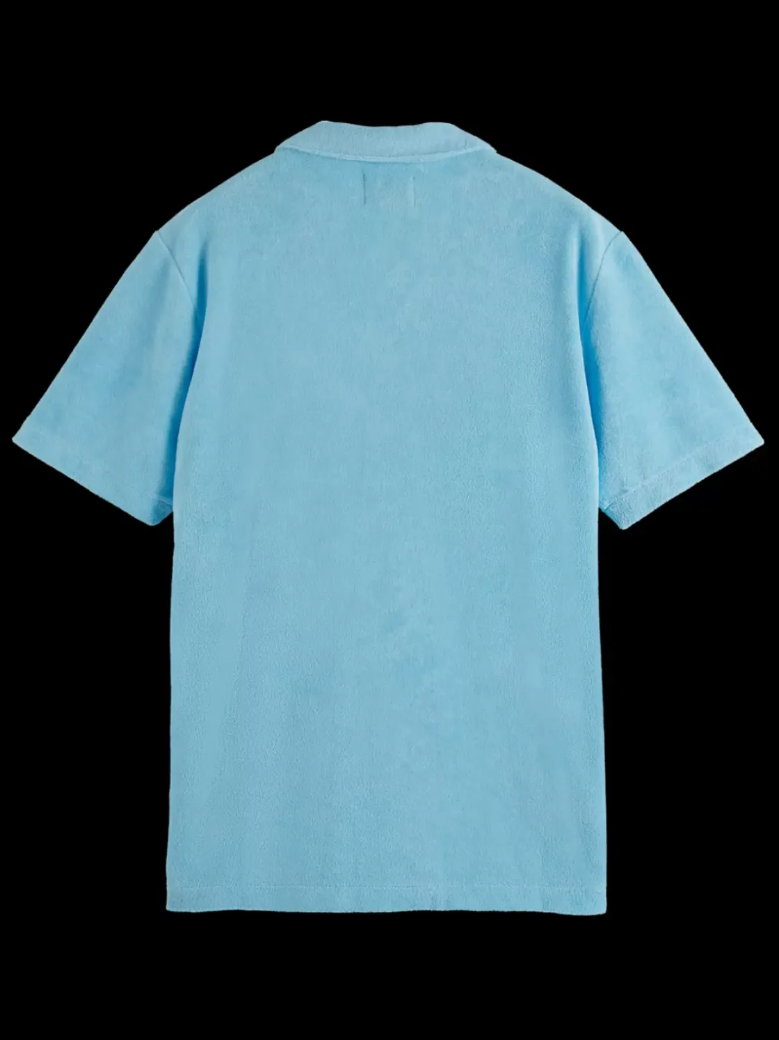 Solid towelling shirt-Scotch & Soda Fashion