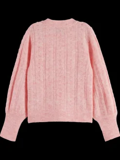 SPACE DYED LIGHTWEIGHT AJOUR KNIT-Scotch & Soda Clearance