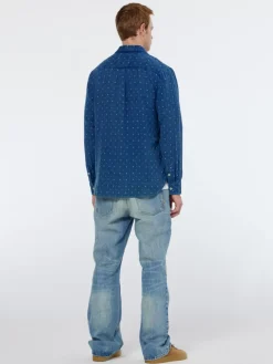 Special denim weave with wash effects shirt-Scotch & Soda Online