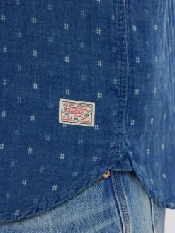 Special denim weave with wash effects shirt-Scotch & Soda Online