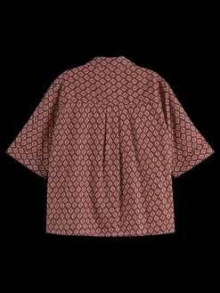 Ss shirt lurex print-Scotch & Soda New