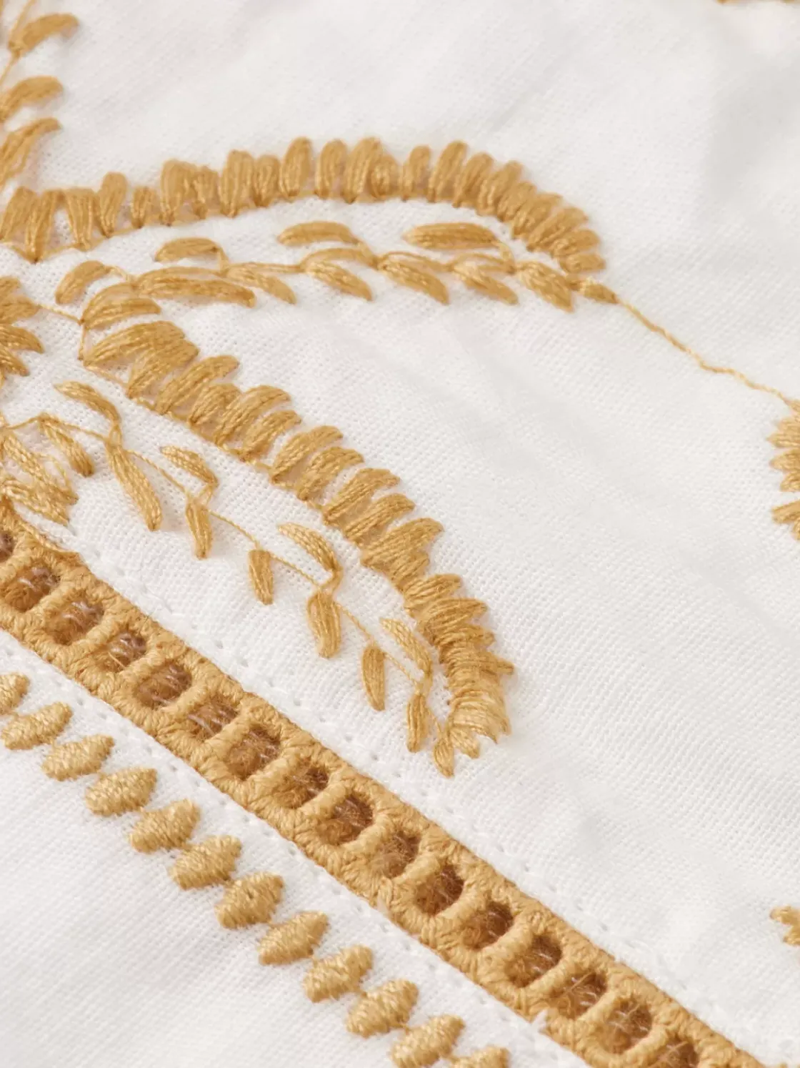 STARFISH EMBROIDERED HIGH-RISE LINEN SHORT-Scotch & Soda Sale