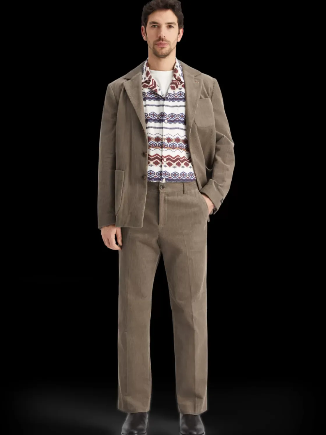 Straight fit cotton corduroy chino-Scotch & Soda Discount