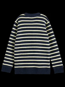 STRIPED FELPA CREWNECK-Scotch & Soda Best