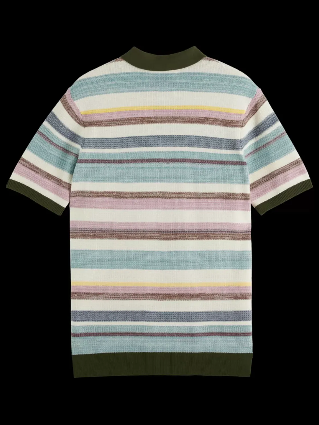 Structure knitted polo-Scotch & Soda Hot