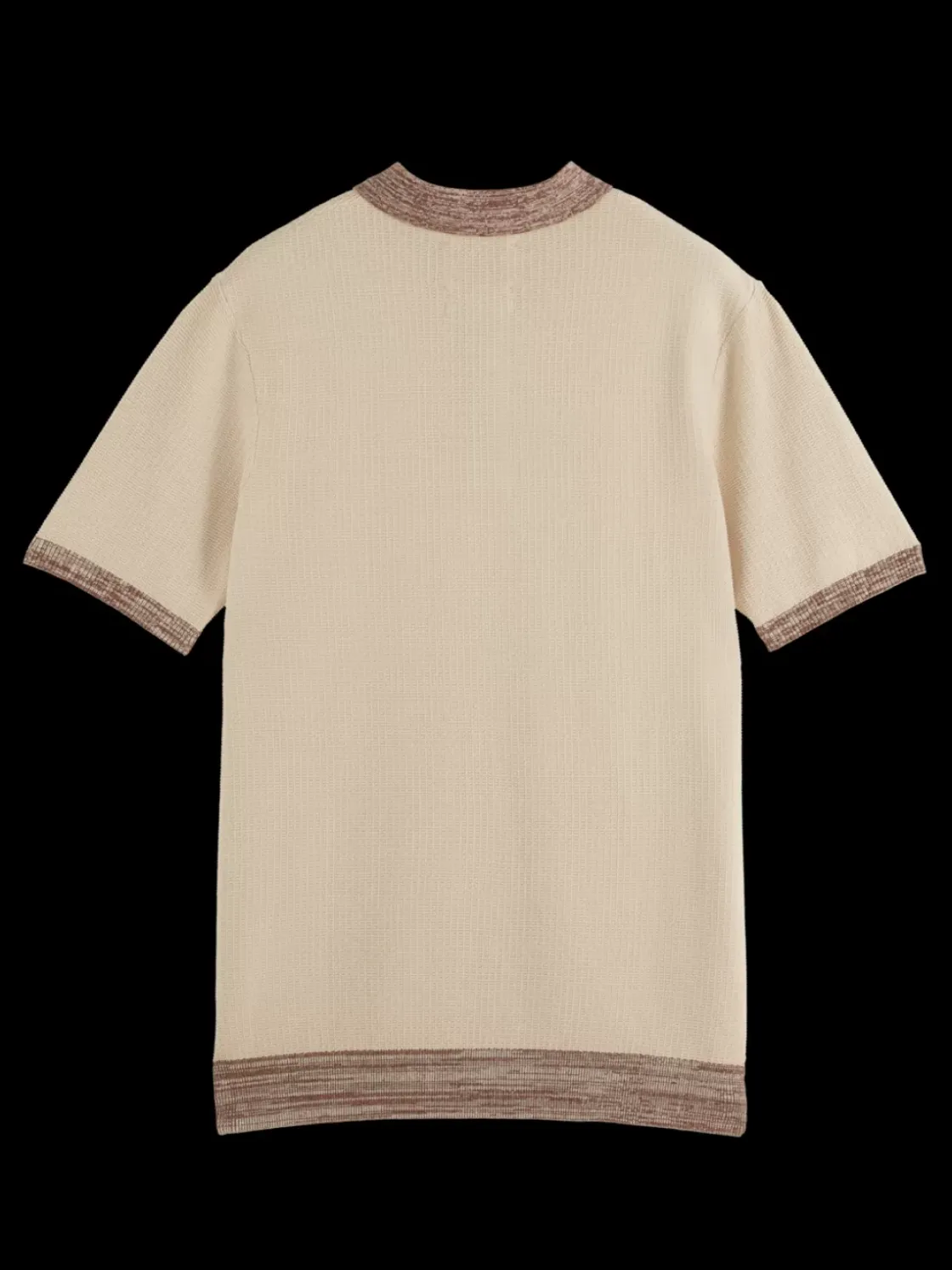 Structure knitted polo-Scotch & Soda Hot
