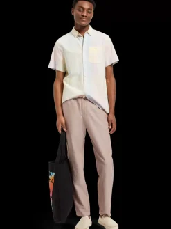 Structured checked short sleeve shirt-Scotch & Soda Sale