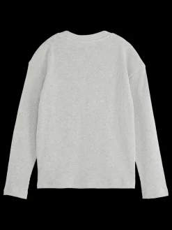 STRUCTURED LONG-SLEEVED T-SHIRT-Scotch & Soda Fashion