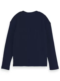 STRUCTURED LONG-SLEEVED T-SHIRT-Scotch & Soda Sale