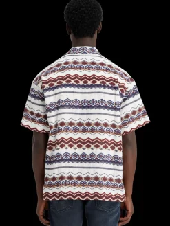 Structured printed stripe shirt-Scotch & Soda Discount