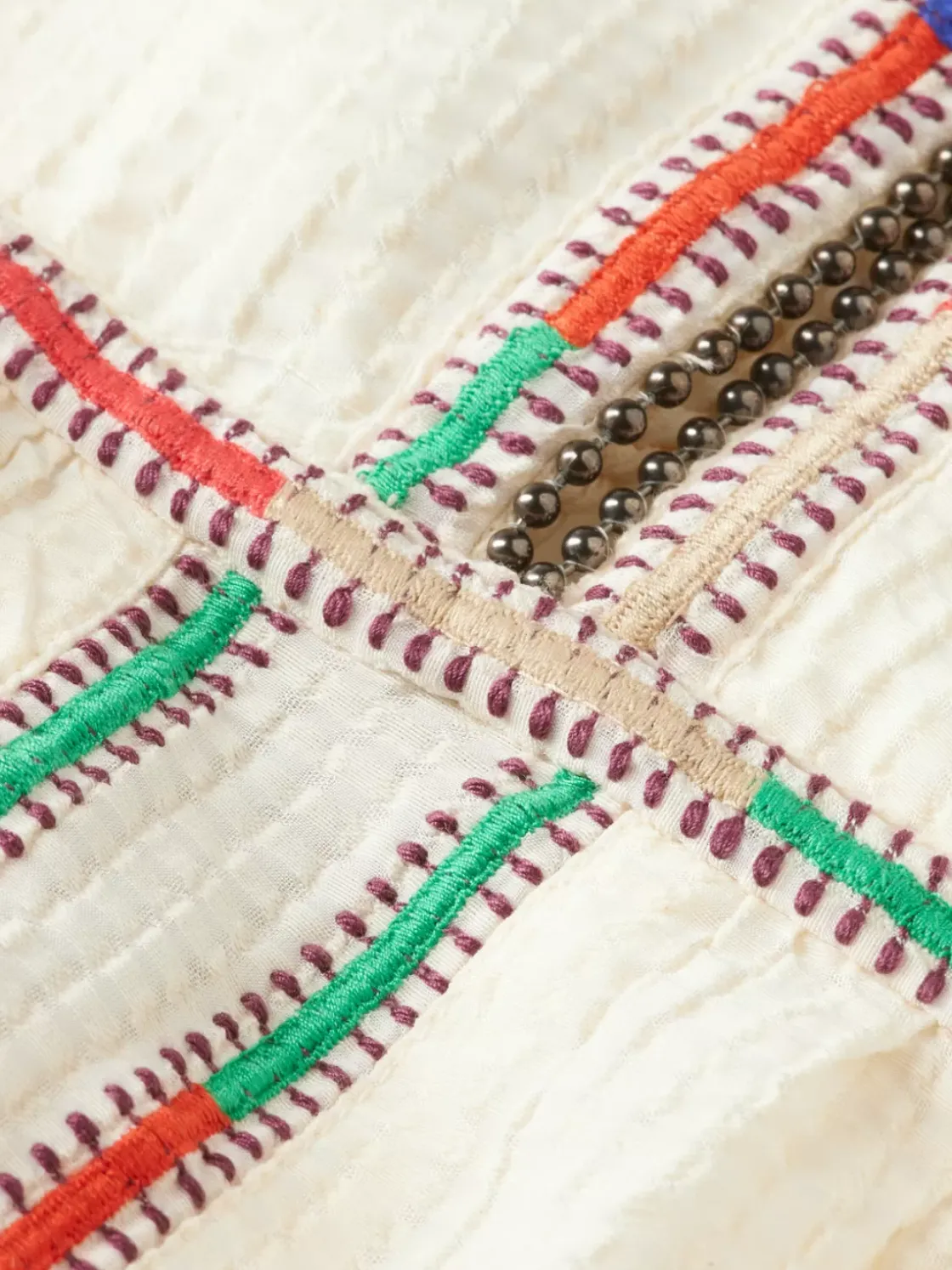 TANK TOP WITH COLOURFUL EMBROIDERY-Scotch & Soda Fashion