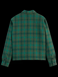 TEDDY LINED CHECKED OVERSHIRT-Scotch & Soda Hot