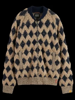 TEXTURED JACQUARD BOMBER-Scotch & Soda Sale