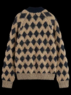 TEXTURED JACQUARD BOMBER-Scotch & Soda Sale