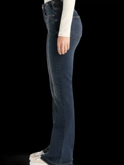 THE CHARM FLARED JEANS WITH EMBROIDERY DETAILS - ROAD  TRIP-Scotch & Soda Sale