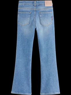 The charm high-rise classic flared jeans - sea and sky-Scotch & Soda New