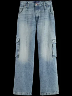 The deep low rise loose cargo jeans -rolling road-Scotch & Soda Hot