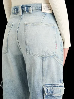 The deep low rise loose cargo jeans -rolling road-Scotch & Soda Hot