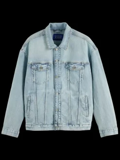 Trucker jacket with artwork-Scotch & Soda Sale