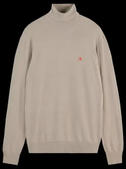 TURTLENECK VISCOSE SWEATER-Scotch & Soda Online