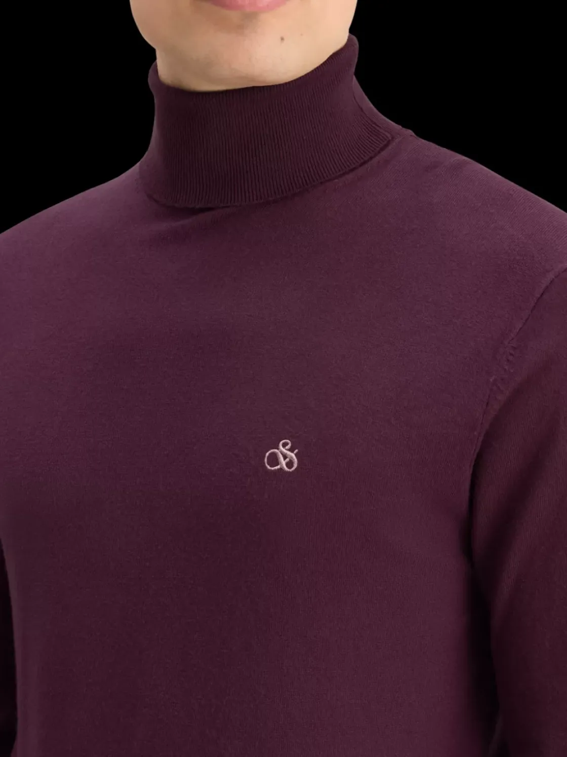 TURTLENECK VISCOSE SWEATER-Scotch & Soda Online