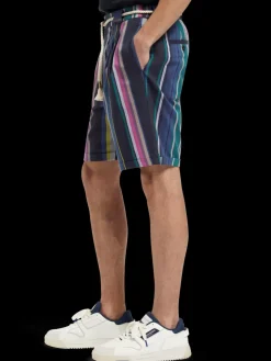 Twilt - blanket-striped cotton-twill short-Scotch & Soda Clearance