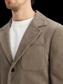 Unconstructed relaxed 3-button corduroy blazer-Scotch & Soda Clearance